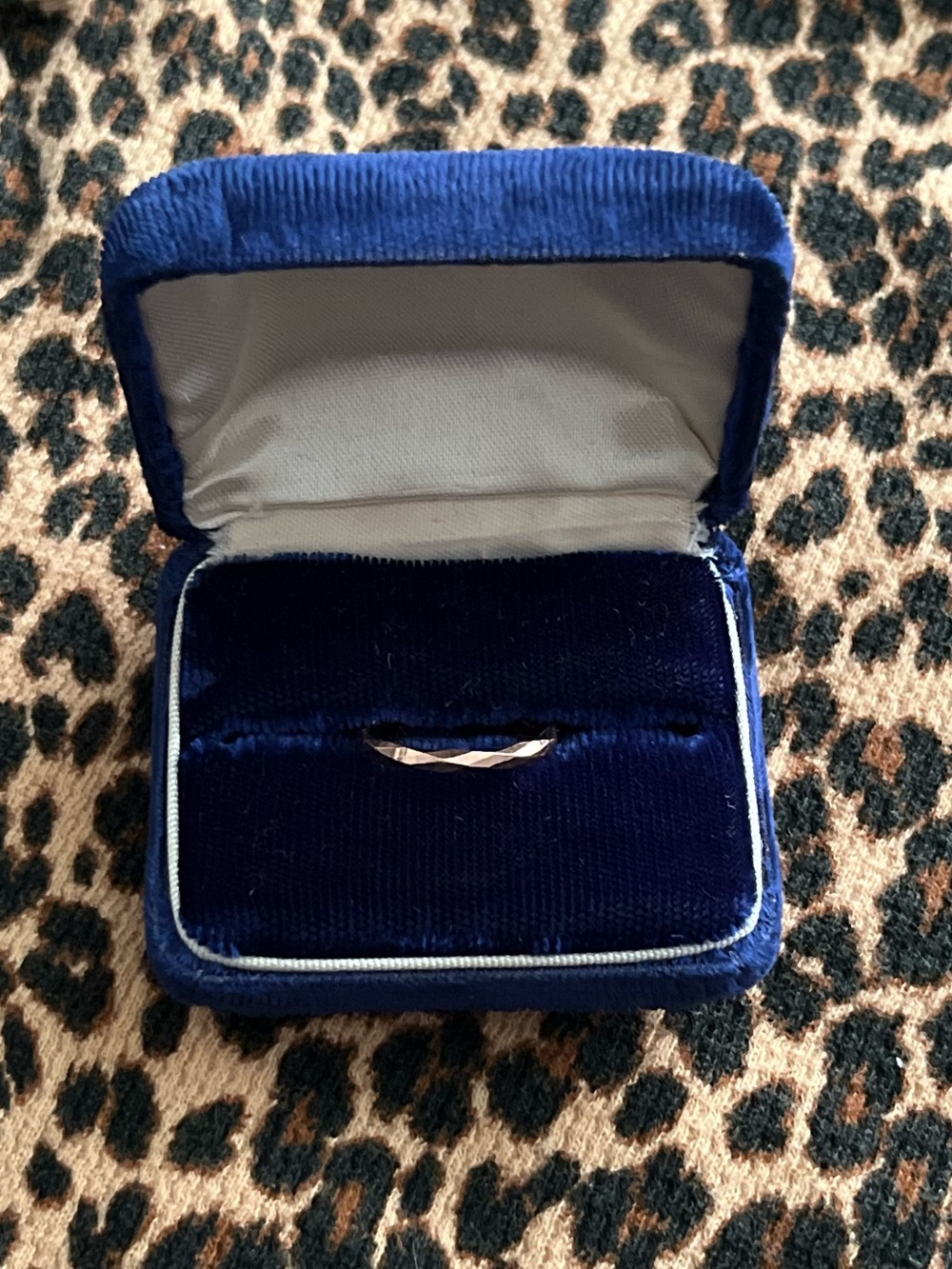 10k Rose Gold Textured Ring